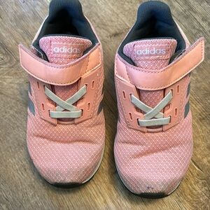 pink adidas shoes size 10K